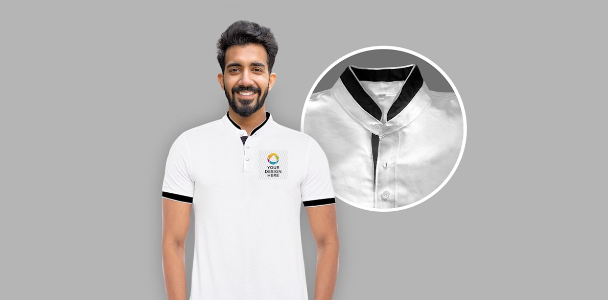 Chinese Collar Polo T Shirts Vistaprint